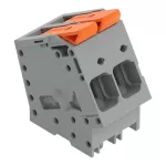 Złącze do PCB dźwignia 16 mm² raster 10 mm 2-bieg., szary