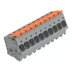 Złącze do PCB dźwignia 16 mm² raster 10 mm 10-bieg., szary