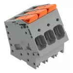 Złącze do PCB dźwignia 16 mm² raster 10 mm 3-bieg., szary