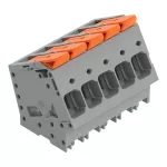 Złącze do PCB dźwignia 16 mm² raster 10 mm 5-bieg., szary