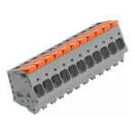 Złącze do PCB dźwignia 16 mm² raster 10 mm 11-bieg., szary