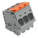 Złącze do PCB dźwignia 16 mm² raster 10 mm 3-bieg., szary