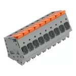 Złącze do PCB dźwignia 16 mm² raster 10 mm 9-bieg., szary