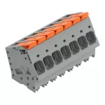 Złącze do PCB dźwignia 16 mm² raster 10 mm 7-bieg., szary