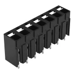 Złącze THR do PCB przycisk 1,5 mm² raster 5 mm 7-bieg., czarny