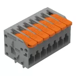 Złączka do płytek drukowanych dźwignia 1,5 mm² RM 3,5 mm 7-bieg, szara 2601-1107