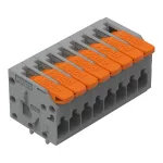 Złączka do płytek drukowanych dźwignia 1,5 mm² RM 3,5 mm 8-bieg, szara 2601-1108