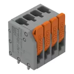 Złączka do płytek drukowanych dźwignia 1,5 mm² RM 3,5 mm 4-bieg, szara 2601-3104