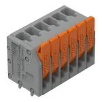 Złączka do płytek drukowanych dźwignia 1,5 mm² RM 3,5 mm 6-bieg, szara 2601-3106