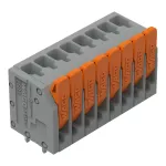 Złączka do płytek drukowanych dźwignia 1,5 mm² RM 3,5 mm 8-bieg, szara 2601-3108