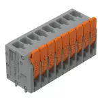 Złączka do płytek drukowanych dźwignia 1,5 mm² RM 3,5 mm 9-bieg, szara 2601-3109