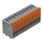 Złączka do płytek drukowanych dźwignia 1,5 mm² RM 3,5 mm 10-bieg, szara 2601-3110