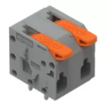 Złączka do płytek drukowanych dźwignia 1,5 mm² RM 7,5 mm 2-bieg, szara 2601-1302