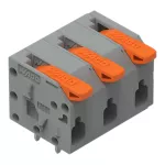 Złączka do płytek drukowanych dźwignia 1,5 mm² RM 7,5 mm 3-bieg, szara 2601-1303