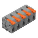 Złączka do płytek drukowanych dźwignia 1,5 mm² RM 7,5 mm 5-bieg, szara 2601-1305