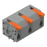 Złączka do płytek drukowanych dźwignia 1,5 mm² raster 11,5mm 3-bieg, szara 2601-1503