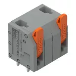 Złączka do płytek drukowanych dźwignia 1,5 mm² raster 11,5mm 2-bieg, szara 2601-3502