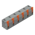 Złączka do płytek drukowanych dźwignia 1,5 mm² raster 11,5mm 6-bieg, szara 2601-3506