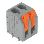 Złącze do PCB dźwignia 2,5 mm² raster 5 mm 2-bieg., szary