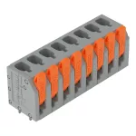 Złącze do PCB dźwignia 2,5 mm² raster 5 mm 8-bieg., szary