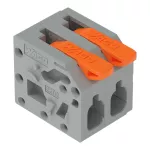 Złącze do PCB dźwignia 2,5 mm² raster 5 mm 2-bieg., szary