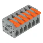 Złącze do PCB dźwignia 2,5 mm² raster 5 mm 6-bieg., szary