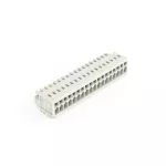 1-przewodowe gniazdo CAGE CLAMP®, pełna ochrona przed błędnym wetknięciem, jasnoszary 734-118