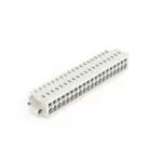 1-przewodowe gniazdo CAGE CLAMP®, pełna ochrona przed błędnym wetknięciem, jasnoszary 734-120/107-000