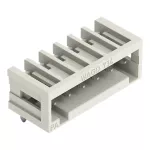 Wtyk THT 1.0 x 1.0 mm solder pin konstrukcja kątowa, jasnoszary 734-166