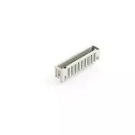 Wtyk THT Pin lutowniczy 1,0 x 1,0 mm konstrukcja prosta, jasnoszary 734-134/010-000
