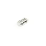Wtyk THT 1.0 x 1.0 mm solder pin konstrukcja kątowa, jasnoszary 734-165/108-000