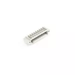 Wtyk THT 1.0 x 1.0 mm solder pin konstrukcja kątowa, jasnoszary 734-169/108-000