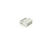 Wtyk 1-przewodowy CAGE CLAMP®, pełna ochrona przed błędnym wetknięciem, jasnoszary 734-305