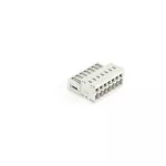 Wtyk 1-przewodowy CAGE CLAMP®, pełna ochrona przed błędnym wetknięciem, jasnoszary 734-307