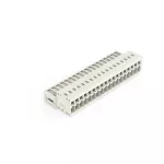 Wtyk 1-przewodowy CAGE CLAMP®, pełna ochrona przed błędnym wetknięciem, jasnoszary 734-318