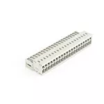 Wtyk 1-przewodowy CAGE CLAMP®, pełna ochrona przed błędnym wetknięciem, jasnoszary 734-320