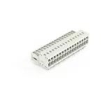 Wtyk 1-przewodowy CAGE CLAMP®, pełna ochrona przed błędnym wetknięciem, jasnoszary 734-316/018-000