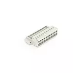 Wtyk 1-przewodowy CAGE CLAMP®, pełna ochrona przed błędnym wetknięciem, jasnoszary 734-311/109-000