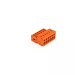 Wtyk 1-przewodowy CAGE CLAMP®, pełna ochrona przed błędnym wetknięciem. pomarańczowa 734-336