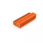 Wtyk 1-przewodowy CAGE CLAMP®, pełna ochrona przed błędnym wetknięciem. pomarańczowa 734-344/018-000