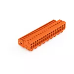 Wtyk 1-przewodowy CAGE CLAMP®, pełna ochrona przed błędnym wetknięciem. pomarańczowa 734-348/018-000