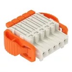 Gniazdo 1-przewodowe dźwignia Push-in CAGE CLAMP®, jasnoszary 2734-1105/038-000