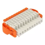 Gniazdo 1-przewodowe dźwignia Push-in CAGE CLAMP®, jasnoszary 2734-1110/038-000