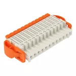 Gniazdo 1-przewodowe dźwignia Push-in CAGE CLAMP®, jasnoszary 2734-1112/038-000