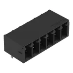 Wtyk THT Pin lutowniczy 0,8 x 0,8 mm konstrukcja kątowa, czarny 714-170