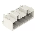 Wtyk THT 1.0 x 1.0 mm solder pin konstrukcja kątowa, jasnoszary 721-434/001-000