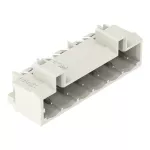 Wtyk THT 1.0 x 1.0 mm solder pin konstrukcja kątowa, jasnoszary 721-436/001-000