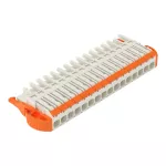 Gniazdo 1-przewodowe dźwignia Push-in CAGE CLAMP®, jasnoszary