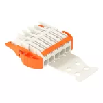 Gniazdo 1-przewodowe dźwignia Push-in CAGE CLAMP®