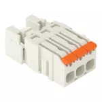 Wtyk 1-przewodowy dźwignia Push-in CAGE CLAMP®